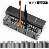 New 45 In 1 Screwdriver Set Precision Magnetic Bits Torx Screw Driver Kit Dismountable Tool Case For Watch PC Phone Repair
