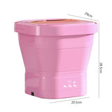 Mini Folding Washer Household Automatic Cycle Cleaning Washer Creative Energy-saving Lightweight for Socks Underwear Cleaning