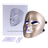 Wireless LED Mask Beauty Skin Photorejuvenation 7 Colors Mask Wrinkle Acne Skin Whitening LED Lamp Treatment