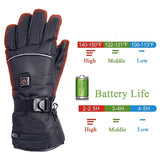 Heated Gloves, for Men Women 4000 MAh Rechargeable Battery Powered Waterproof Warm Press screen Gloves