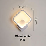 Hot selling led wall lamp indoor black and white wall lamp simple art mural indoor home decoration modern bedside wall lamp