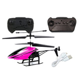 2 Channel Mini USB RC Helicopter Remote Control Aircraft Drone Model with Light for Kids Adults Toys Gifts
