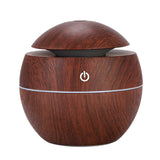 130ML Mini Portable Aroma Diffuser Ultrasonic Cool Mist Humidifier Air Purifier 7Color Change LED Night Light for Office Home