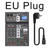 Freeboss E6 6 Channel Bluetooth 24 Dsp effect USB Record Computer Record Karaoke Party Studio Mobile Live Broadcast  Audio Mixer