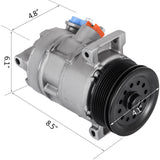 VEVOR Auto AC Compressor for Jeep /Dodge 2007-2018 1.8 / 2.0 / 2.4L Car Air Conditioning Compression System Rapid Refrigeration