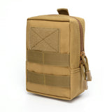 Multifunctional 1000D Outdoor Military Tactical Waist Bag EDC Molle Tool Zipper Waist Pack Accessory Durable Belt Pouch