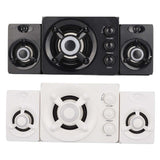 Computer Speaker 2.1 USB Powered Stereo Subwoofer Multimedia Wired Mini Speaker with RGB LED Light for PC Laptop MP3 Player