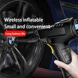 120W Rechargeable Air Compressor Wireless Inflatable Pump Portable Air Pump Car Tire Inflator Digital Car Repair Tool Accessorie