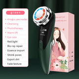 EMS Face Lifting Wrinkle Removal Microcurrent Face Massager Mesotherapy Electroporation RF LED Photon Therapy Vibration Eye Care