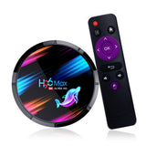 H96 MAX X3 4GB 128GB 8K Amlogic S905X3 Smart TV BOX Android 9.0 Dual Wifi 1080P 4K Youtube Set Top Box PK X96AIR X3 A95X H96MAX