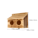 Parrot Lovebirds Bird Breeding Box Parakeet Nest Box Cage Wood House Mating Box #h10