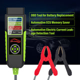 4 IN 1 Car Battery Analyzer OBD Voltage Electric Leakage Detection Cranking Charging Circut Tester Auto Diagnostic Scanner Tool