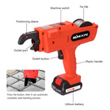 12 V Automatic 8-34MM Rebar Tier Cordless Rechargeable Tying Binding Machine Automatic Rebar Tying Wire Rebar Binding Machine