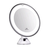 Makeup Vanity Mirror With 10X Lights LED Lighted Portable Hand Cosmetic Magnification Light up Mirrors