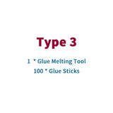 40W 220V Hot Melt Glue Gun Rechargeable Mini Thermo Electric Heat Temperature Heater Hot Melt Glue Tool 7mm Glue Stick DIY Tools
