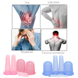 SPEQUIX Silicone Massage Cups Vacuum Cup Massage Jar Visage Gezicht Cup  Facial Back Body Masager Suction Cup Relaxation
