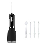 Waterproof Portable Oral Irrigator Water Flosser USB Rechargeable 4 Nozzles Water Jet Water Tank travel Dental Teeth Cleaner