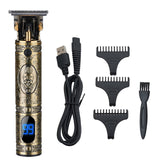 Hair trimmer Electric Hair Clipper With LCD Hair Cutting Machine USB Rechargeable beard trimmer Cordless Men Bald Head Barber