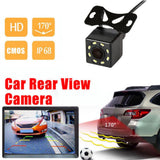 4.3 Inch Car Monitor LCD Display HD Digital Screen 2 Way Video Input With Reverse Rear View Camera Cable Line DVD VCD