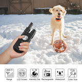 800m Dog Training Bark Collar With Hunting Beeper Collar Remote Dog Electric Shock Vibration Sound IPX7 for dogs accessories