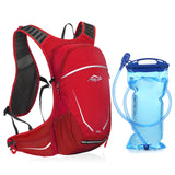 Cycling Backpack w Drinking Bladders Outdoor Running Bag Bicycle Bag Sports Vest Ultralight Riding Bag Breathable Travel Daypack