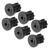 6PC Ram Mount Track Mounting Base Track Gear Attachment Adapter Kayak Track Mount for Kayak Boat Canoe Fishing Rod Accessories