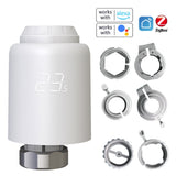 Tuya WiFi Thermostatic Radiator Valves Wireless Mobilephone App Control Home Heating Thermostat Temperature Controller Radiator