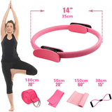 5 Pcs Set Magic Ring for Sports Home Fitness Yoga Circle Leg Arm Muscle Trainer Pilates Circle Exercise Workout Gym Bodybuilding