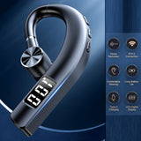 1PC Wireless Business Headphones with Microphone Bluetooth Earphone Single In-Ear Earbud Battery Digital Display for Cell Phone