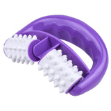 Arm 2 Wheels V-shaped Massager Skinny Calf Hand-held Roller Massage Stovepipe Device Muscle Relaxer Leg Massage Tool Roller