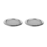 2 Pieces Sound Hole Inserts Screen Speaker Grill for Resonator Dobro Guitar