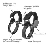 Bottle Holder Portable  Sticker Fixed Bicycle Speaker Mount Non Slip Iron Anti Shock Outdoor Sports Cycling Top Tube