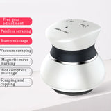 Massager electric scraping instrument meridian dredging instrument small hand holding slimming and detoxification cupping