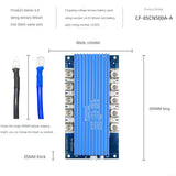 500A Bms 3S Lifepo4 Lithium Ion Battery Charging Board Balancer Equalizer Pcb Temperature Protection Cable For RV/Car