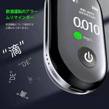 Alcohols Detector Non-Contacting Breath Blow Tester TFT High-Sensitive Electronic Breathalyzer with 3-Color Indicator Light
