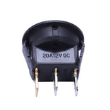 20 Pcs 12V 20A Amps On/Off/ 3 Position Terminal Round Rocker LED Toggle Switch Blue &amp; Red