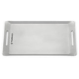 TOMSHOO Mini Stainless Steel Grill Pan Outdoor BBQ Picnic Grill Pan Cutting Chopping Board for Camping Backpacking Hiking