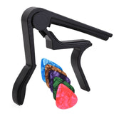 Guitar Capo With 5 Pack Guitar Picks,Clamp Guitar Capos For Acoustic Guitar, Electric Guitar,Bass,Ukulele