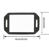 Hair Dressing Mirrors Salon Handheld with Handle Double Foam Cushion Handle for Home Beauty Makeup