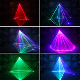 ALIEN 500mw RGB Laser Beam Line Scanner Projector DJ Disco Stage Lighting Effect Dance Party Wedding Holiday Bar Club DMX Lights