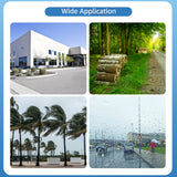 RF 433MHz Wireless Indoor Outdoor Weather Forecast Station Digital LCD Thermometer Hygrometer Temperature/Humidity/Wind Speed