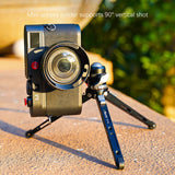 Camera Tripod Two Section Tripod With 360 Degree Ball Head 1/4 Inch Dual Fast Shoe Board Camera Load Up To 13 Lbs/6 Kg