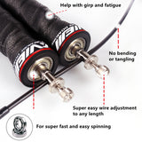 Speed Skipping Rope Anti-Slip Handles Skipping Ropes Men Gym Fitness Training Weighted Jumping Workout Rope Bearings Jump Ropes