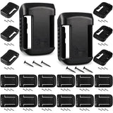20 Pieces Battery Ready Dock Holder Compatible With Dewalt 20V 60V Battery Battery Tool Mounts With 60 Pieces Screws