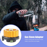Hiking Outdoor Camping Stove Burner Split Type Adapter Oven Converter Connector Cylinde Adapter Auto cylinder Gas Cartridge Tank