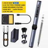 Smart Electric Soldering Iron Pd65w Digital Display Constant Temperature Portable Mini Soldering Station Welding