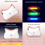 3 Color LED Light Face Neck Body Lifting Anti-Wrinkle Beauty Device  EMS Microcurrent Guasha Massager Skin Rejuvenation Wireless