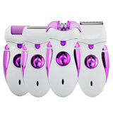 4 in1 Women Epilator Electric Female Face Fair Removal Lady Shaver Mini Trimmer Body Leg Depilatory Manicure Grinder