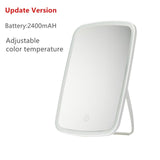 Original Youpin Jordan judy Intelligent portable makeup mirror desktop led light portable folding light mirror dormitory desktop