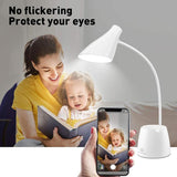 Led Desk Lamp Usb 14 Led Eye Protection Book Light with 3 Touch Light Button Clip Book with Modes Bed Reading Sensitive E4P1